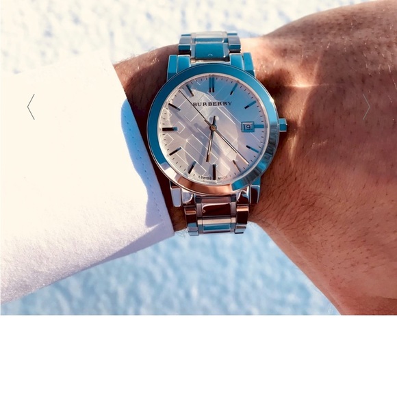 EUC BURBERRY Automatic Watch w/Original Box